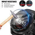 9H hardness tempered glass screen protector impact resistance demonstration for Garmin Fenix 8 AMOLED