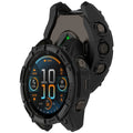 Garmin Fenix 8 AMOLED with Black TPU case installed.