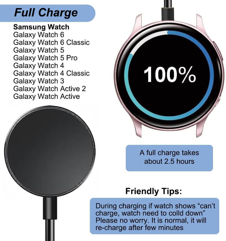 Samsung Galaxy Watch Charging Cable Type-C | AXYON Tips