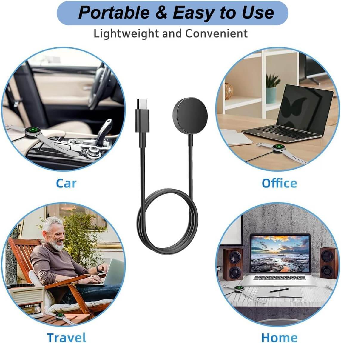 Samsung Galaxy Watch Charging Cable Type-C | AXYON Portable