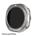 Samsung Galaxy Watch Ultra 47 mm Glass Case | AXYON White Gold