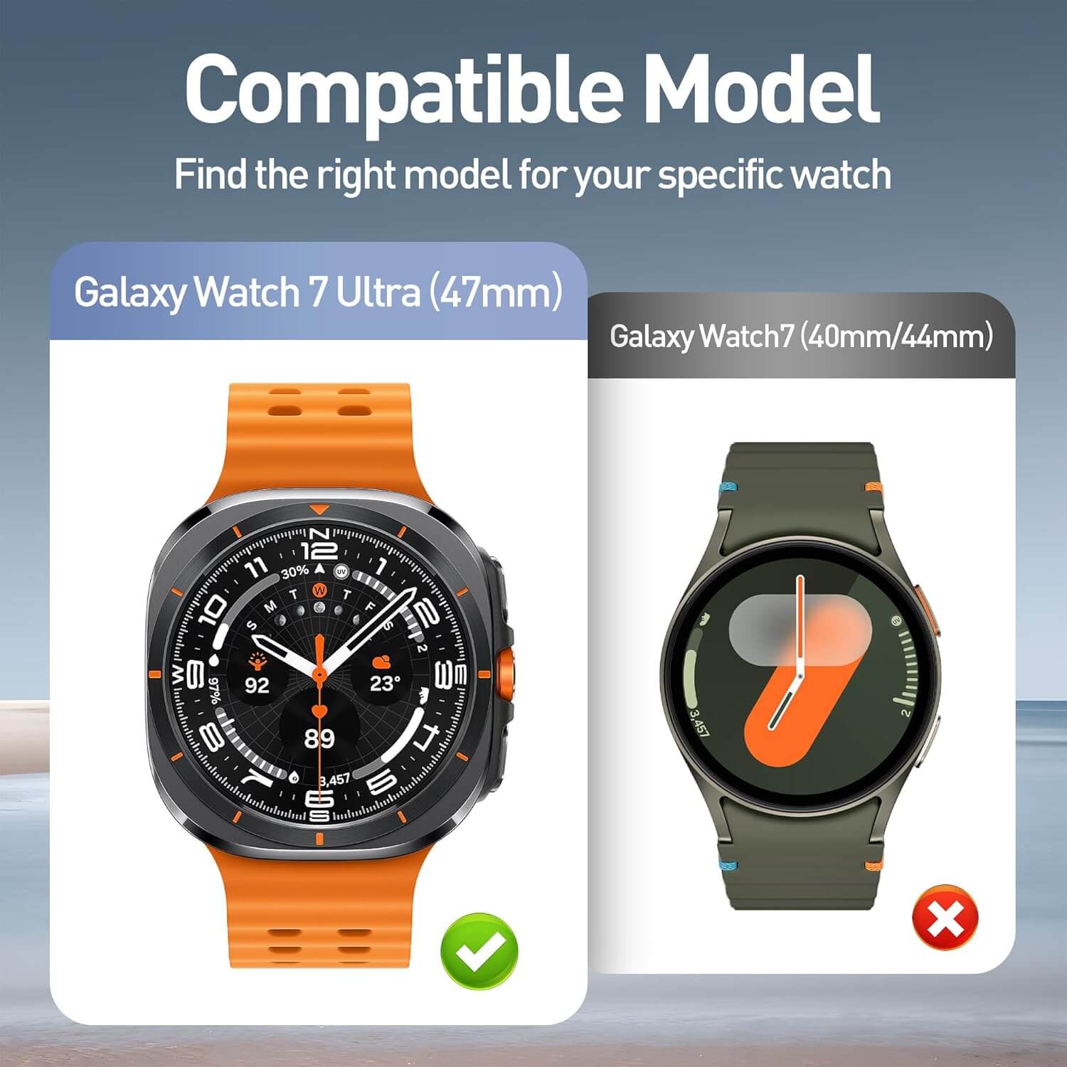 Samsung Galaxy Watch Ultra 47 mm Glass Case | AXYON Model