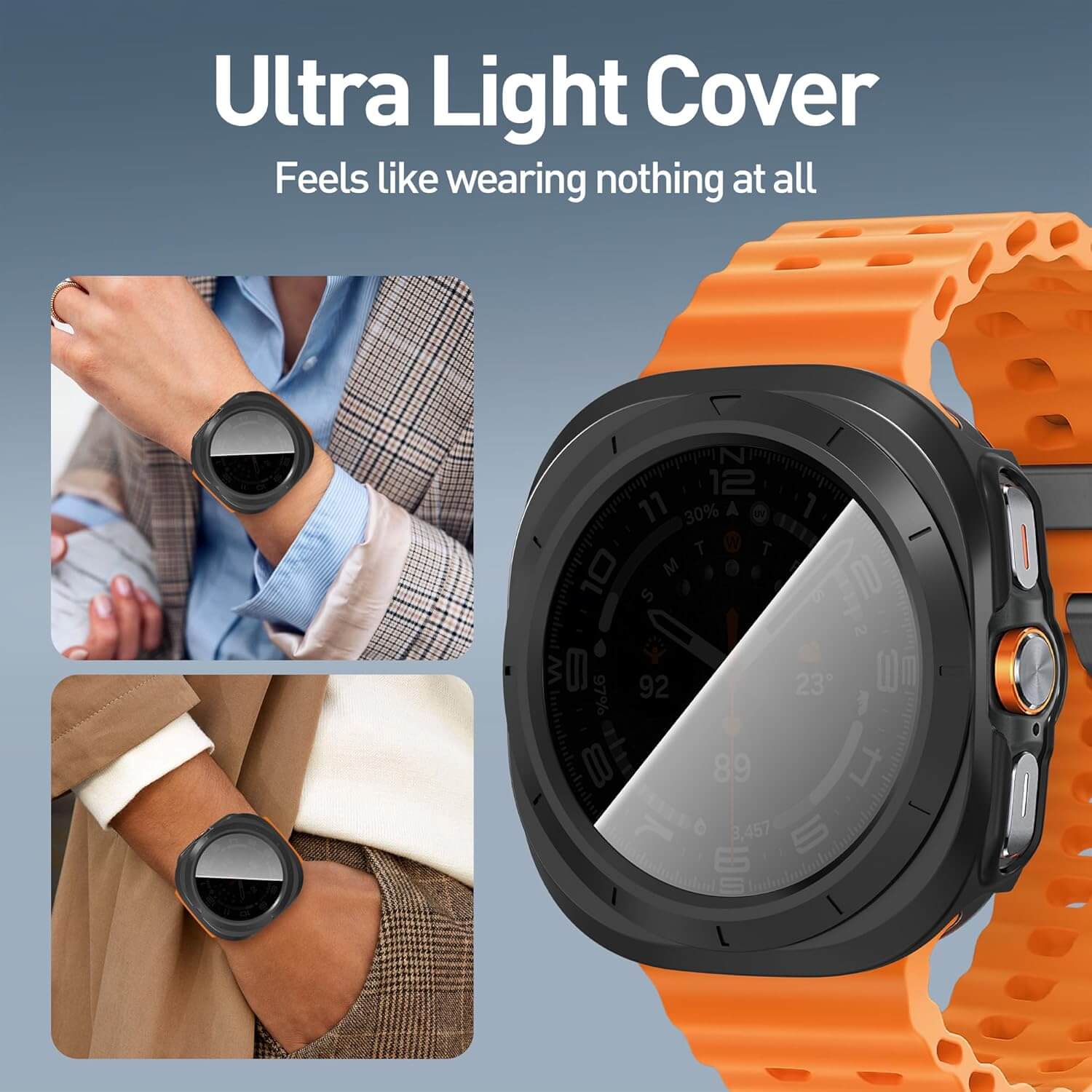 Samsung Galaxy Watch Ultra 47 mm Glass Case | AXYON Cover