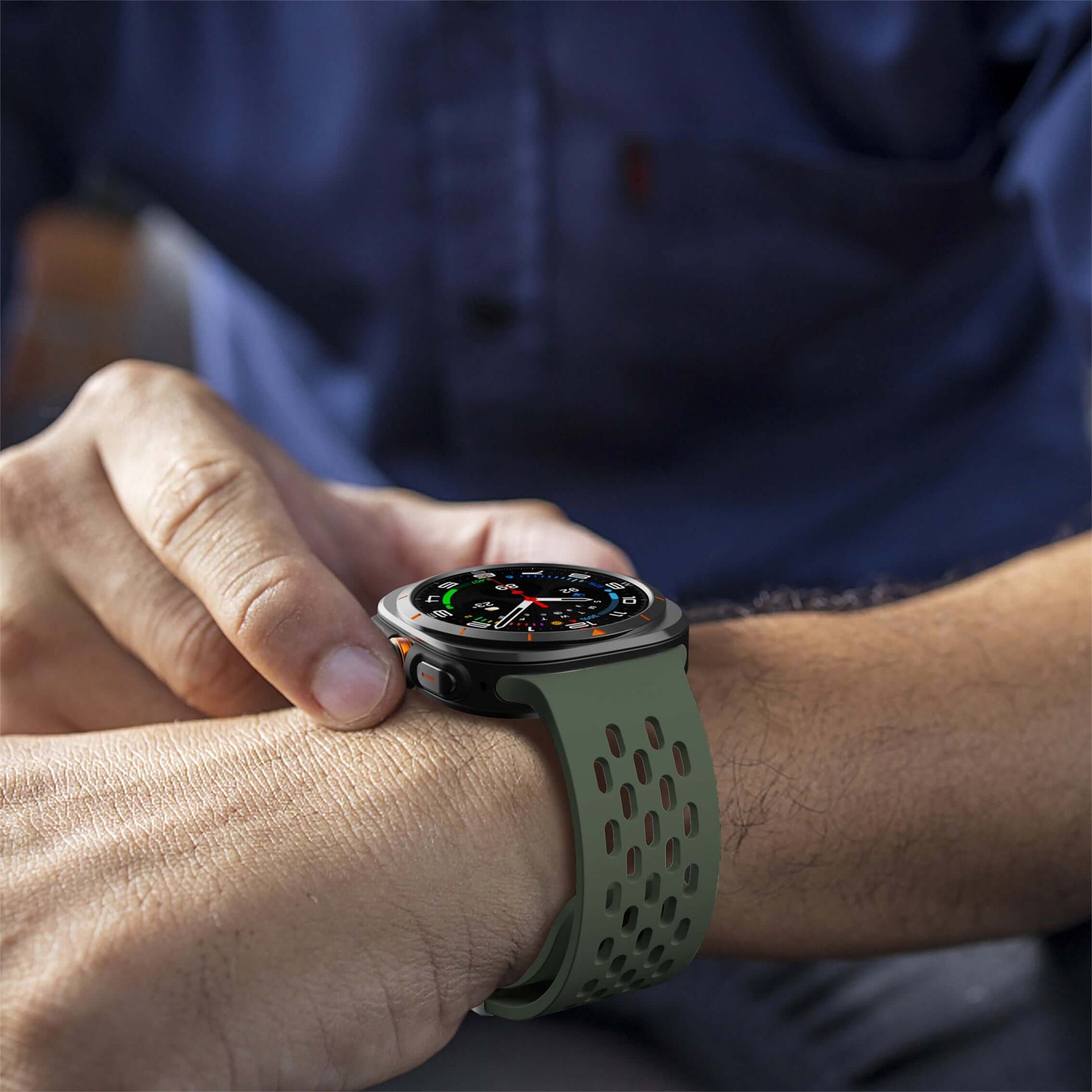 Samsung Galaxy Watch Ultra 47 mm Sport Band | AXYON hand