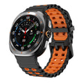 Samsung Galaxy Watch Ultra 47mm Strap Sport Band - AXYON black orange