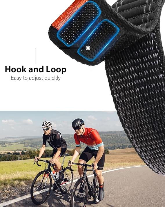 Samsung Galaxy Watch Ultra 47 mm Nylon Band | AXYON Hook and Loop