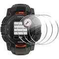 Garmin Instinct 3 AMOLED/Solar smartwatch, premium tempered glass protector fitted, lifestyle view