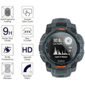 Garmin Instinct 3 AMOLED/Solar watch with screen protector display, product highlight view