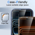 AXYON® EZ-Box Privacy Screen Protector – Case-Friendly Design with Enough Edge Gap for iPhone 17 Pro Max & 16 Pro Max
