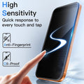AXYON® EZ-Box Privacy Glass – High Sensitivity Touch, Anti-Fingerprint & Oil-Proof Coating for iPhone 17 Pro Max
