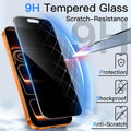 AXYON® EZ-Box 9H Anti-Spy Privacy Tempered Glass – Scratch-Resistant, Shockproof & Anti-Fingerprint for iPhone 17 Pro Max
