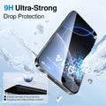 AXYON® EZ-Box Privacy Tempered Glass – 9H Ultra-Strong Drop Protection, 5X Stronger, Drop-Tested Without Cracking
