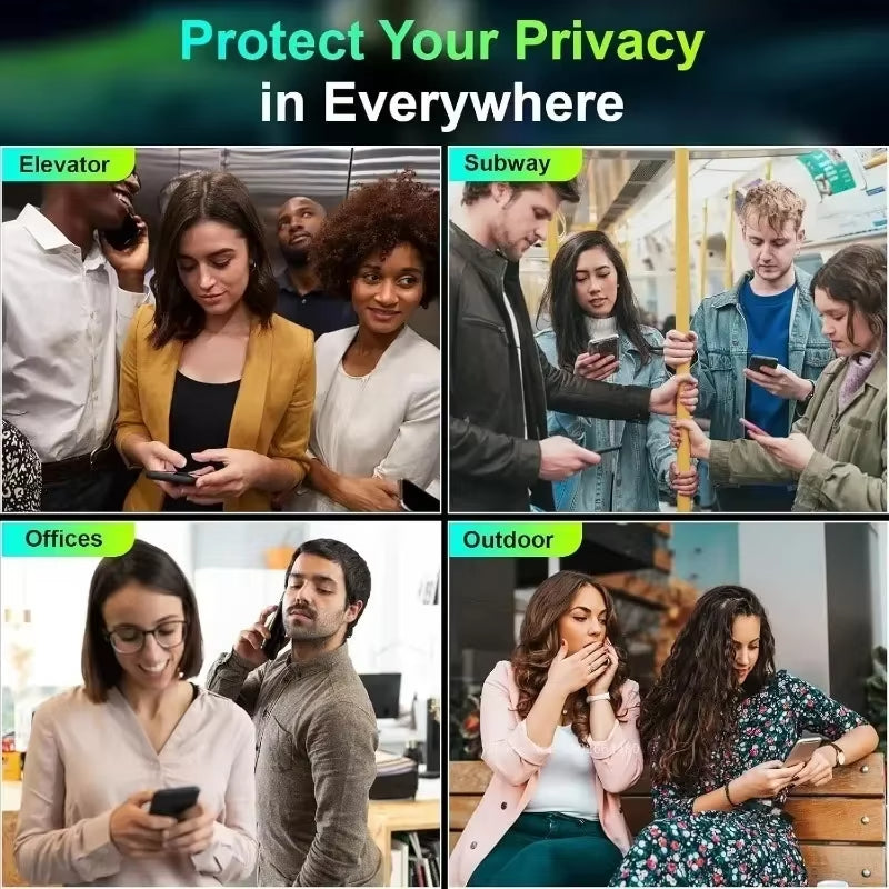AXYON® EZ-Box Privacy Screen Protector – Protect Your Privacy Everywhere: Elevator, Subway, Office & Outdoors
