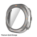 samsung galaxy watch ultra 47 mm Integrated Case | AXYON Gold Orange