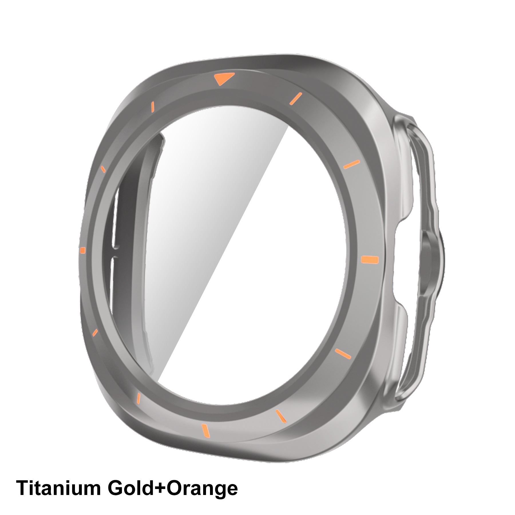 samsung galaxy watch ultra 47 mm Integrated Case | AXYON Gold Orange