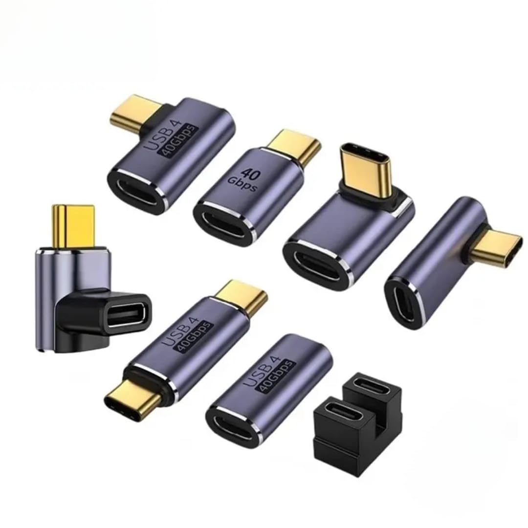 USB-C Adapter Set 8-Pack – Fast Shipping | AXYON Australia Black