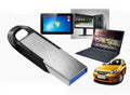 128GB USB 3.0 Flash Drive 2-Pack Durable & Fast | AXYON Use