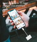 SD TF Card Reader Adapter 4-in-1  iOS OTG Cable | AXYON Phone