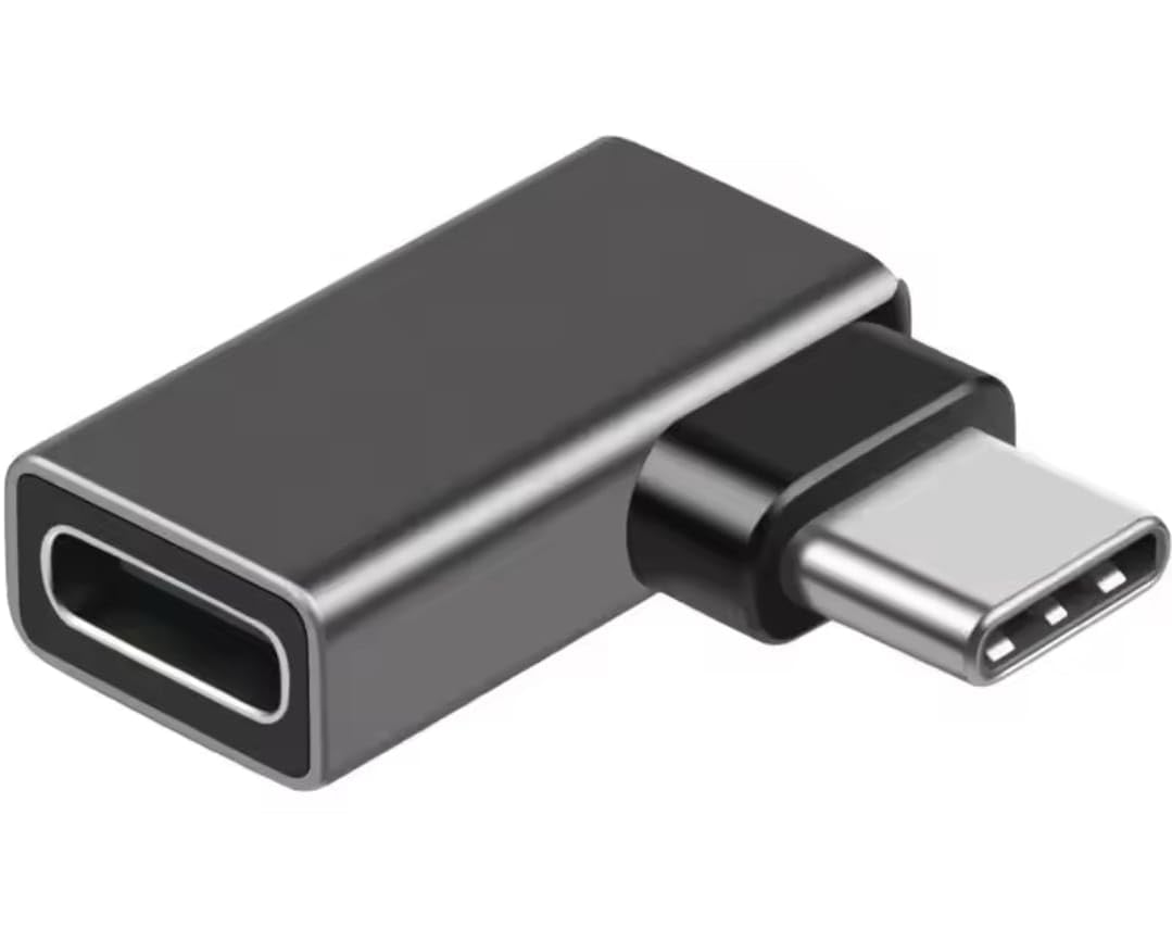 usbc 90 degree adapter-AXYON Black White Background
