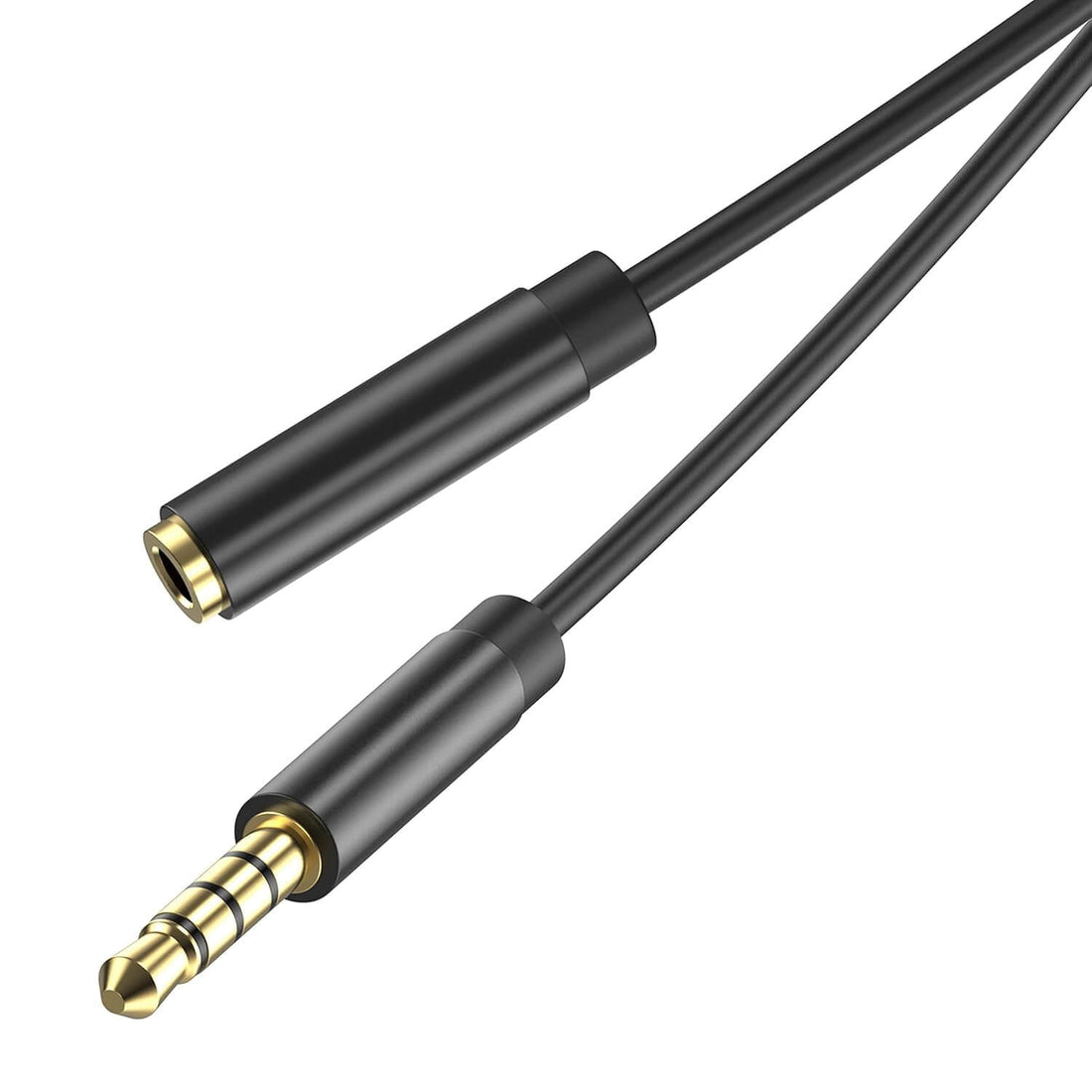 3.5mm Audio Jack Extension Cable 1.5m | AXYON Black