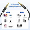 3.5mm Audio Jack Extension Cable – Dual Jack AUX | AXYON Universal