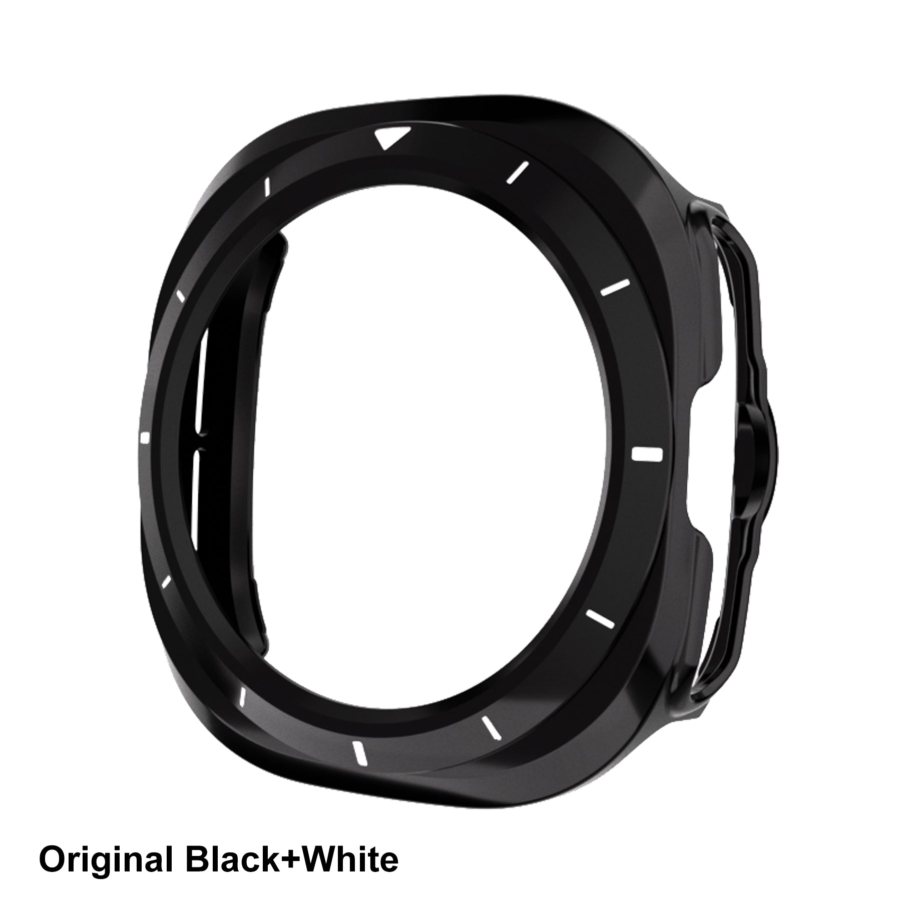 Galaxy Watch 7 Ultra Hollow Frame Case | AXYON Black White
