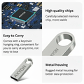 AXON USB flash drive with circuit board background and keychain ring feature.