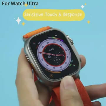 Screen Protector for Apple Watch Ultra 49mm | AXYON video