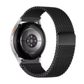 AXYON Garmin Milanese loop band in Black stainless steel mesh, QuickFit 22mm