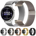 AXYON Garmin Milanese loop band in stainless steel mesh with a magnetic clasp, QuickFit 22mm