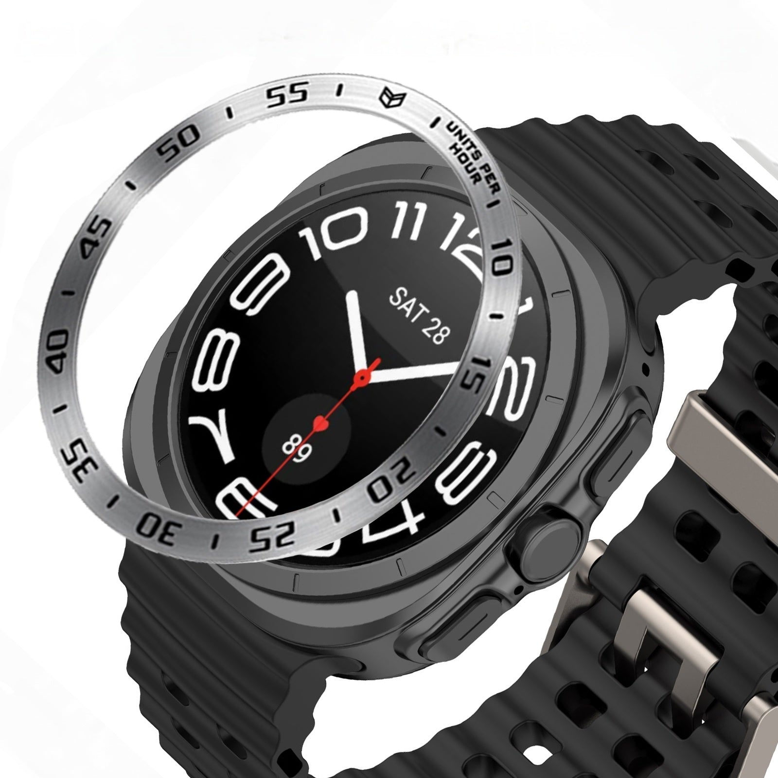 Samsung Galaxy Watch 7 Ultra Bezel Frame | AXYON Black
