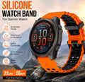 AXYON Garmin marine silicone band, perforated with an alloy pin buckle, QuickFit 22mm and 26mm