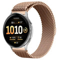 AXYON Garmin Milanese loop band in stainless steel mesh with a magnetic clasp, QuickFit 22mm