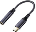 AXYON USB C to 3.5mm Headphone Adapter with DAC