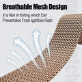 AXYON Garmin Milanese loop band in stainless steel mesh with a magnetic clasp, QuickFit 22mm