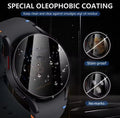 Smartwatch with a special oleophobic coating to keep clean and clear against smudges and oil residue.