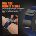 AXYON Garmin magnetic elastic nylon band with a fold-over magnetic clasp, QuickFit 22mm and 26mm