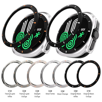 Smartwatch with black and silver frame options on a white background | AXYON